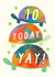 Cute 10th Birthday Card - Tortoise - 10 Today Yay! created by URGHH Card Co.