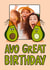 Cute Birthday Card - Avocado created by TeePee Creations