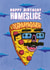 Funny Birthday Card - Pizza - Homeslice created by Mulga The Artist