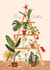 Classic Christmas Card - House Plant Tree created by Vivian Yiwing