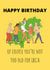 Funny Ibiza Birthday Card for Friend – Not Too Old for Ibiza Joke created by me old cock linnet