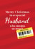 Funny Christmas Card - For Husband - Reduced Sticker created by The Cake Thief