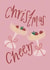 Fun Christmas Card for Friends - Festive Prosecco - Christmas Cheers created by Emmy James Studio