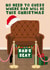 Funny Christmas Card – Dad’s Seat – Reserved Armchair created by Pink Peach Cards