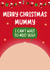 Cute Christmas Card - From The Bump - For Mummy created by Blush Boulevard