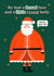 Funny Christmas Card - Santa - Rude, But Ok created by Abbie Imagine