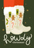 Cute Christmas Card - Howdy Christmas! - Cowboy Boots created by Abbie Imagine