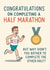 Fun congratulations card for a runner created by That Little Map Shop