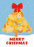 Punny Christmas Card - Merry Crispmas - Crisps Tree created by Pink Peach Cards
