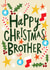 Classic Christmas Card - For Brother - Holly & Ivy created by @AimeeStevens.Design