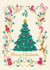 Classic Christmas Card - Tree - Festive Illustrations created by Holly Hudson-Smith