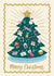 Classic Christmas Card - Christmas Tree - Pudding created by Holly Hudson-Smith