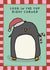 Fun Christmas Card - Penguin - Secret Message Game created by Sarah Harding