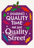 Fun Christmas Card - Quality Street - Sharing Quality Street created by Mrs Best Paper Co.
