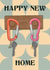 Classic New Home Card - Carabiners - LGBTQ+ created by The Queer Store