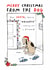 Funny Christmas Card - From The Dog - Dear Santa, Define Naughty created by Dandelion Stationery