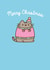 Cute Christmas Card - Pusheen - Cosy Cat created by Hype Cards