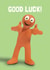 Cute Good Luck Card - Morph - Thumbs Up created by Hype Cards