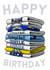 Classic Birthday Card - Leeds - Football Shirts created by Pedges Houseboat