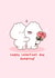 Cute Valentine's Day Card - Dumpling - Pun created by Rosalie Perl