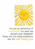 Cute Thank You Card - Sunshine - Thank You For Being Wonderful created by Dandelion Stationery