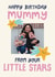 Cute Birthday Card - For Mummy - From Your Little Stars created by Christine Cuddihy Illustration