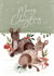 Traditional Christmas Card - Woodland Deers - Snow Scene created by Making Meadows Ltd