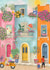 Pretty Birthday/Just Because Card - Beautiful Street Scene - Flowers created by Lara Waghorn
