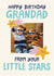 Cute Birthday Card - For Grandad - From Your Little Stars created by Christine Cuddihy Illustration