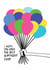 Classic Birthday Card – Bright Balloon Bunch created by Ohh Deer