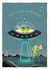 Cute Birthday Card - UFO - Alien Party created by Ohh Deer