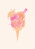 Classic Birthday / New Job / Congrats - Ice Cream Cone created by Emma Pallett Design