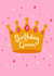 Pretty Birthday Card - Birthday Queen created by Pink Peach Cards