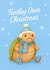 Cute Christmas Card - Turtle Jellycat created by Mrs Best Paper Co.