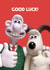 Classic Good Luck Card - Wallace and Gromit - Thumbs Up created by Hype Cards