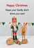 Funny Christmas Card - Nutcracker - Family Drive You Nuts At Christmas created by Bold & Bright Cards