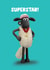 Cute Congratulations Card - Shaun The Sheep - Superstar - Gold Medal created by Hype Cards