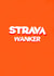 Funny Birthday Card for Friends Who Are Strava Fans and Runners – Strava Wanker created by Insa Prints