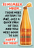 Funny Birthday Card - 1970's Lucozade created by Emma Proctor