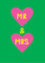 Fun Wedding Card - Mr And Mrs - Hearts created by Earlybird
