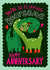 Cute Anniversary Card - Dinosaur - You're Roarsome created by NICHOLA COWDERY ILLUSTRATIONS 