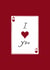 Classic Anniversary/Valentine's Day Card - Ace Of Hearts - Card created by Louisa Taylor