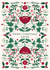 Classic Christmas Card - For Sister - Festive Florals - Holly & Ivy created by Nina Raby - Jones