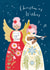 Classic Christmas Card - Christmas Wishes - Angels Singing created by Klara Hawkins