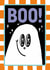 Cute Halloween Card — Boo — Ghost created by Sanders de Roeper