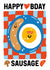 Cute Birthday Card — Smiley Fry Up created by Sanders de Roeper