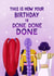 KPop Demon Hunters Birthday Card - Done Done - Huntrx created by Silky Rose Design