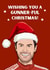 Mikel Arteta funny Arsenal Christmas Card created by Original Fox Cards