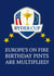 Ryder Cup Birthday Card - Europe's On Fire Birthday Pints Are Multiplied - Golf Logo created by AbiGoLucky
