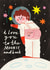 Cute Anniversary Card - Love You To The Moon - Bum Cheeks created by AbiGoLucky